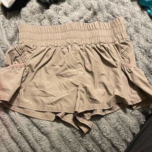 Free People Get Your Flirt On Shorts color Mauve in size xs